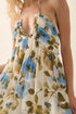 BLUE FLOWER BEACH DRESS